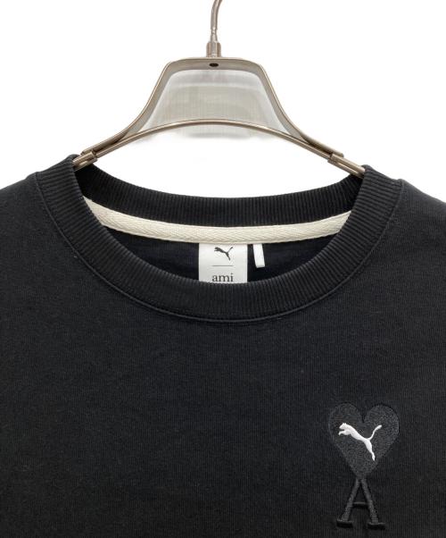 AMI Alexandre Mattiussi（アミアレクサンドルマテュッシ）AMI Alexandre Mattiussi (アミアレクサンドルマテュッシ) PUMA (プーマ) 半袖カットソー ブラック サイズ:Mの古着・服飾アイテム