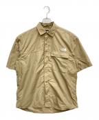 THE NORTH FACEザ ノース フェイス）の古着「ショートスリーブ ヌプシ シャツ」｜ブラウン