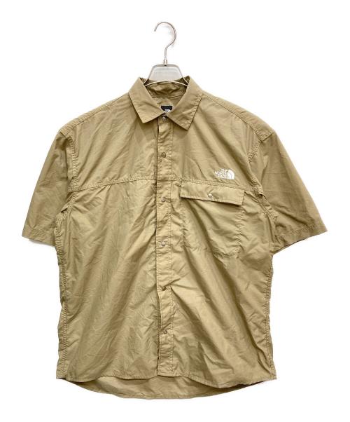THE NORTH FACE（ザ ノース フェイス）THE NORTH FACE (ザ ノース フェイス) ショートスリーブ ヌプシ シャツ ブラウン サイズ:Lの古着・服飾アイテム