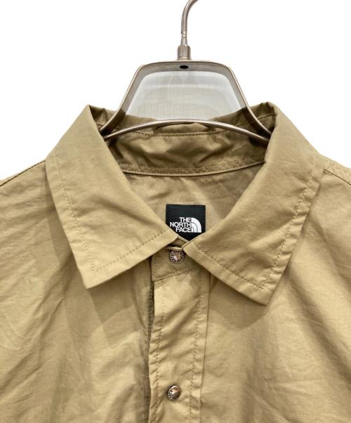 THE NORTH FACE（ザ ノース フェイス）THE NORTH FACE (ザ ノース フェイス) ショートスリーブ ヌプシ シャツ ブラウン サイズ:Lの古着・服飾アイテム