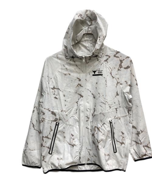 UNDER ARMOUR（アンダーアーマー）UNDER ARMOUR (アンダーアーマー) アンストッパブル ジャケット ホワイト サイズ:XXLの古着・服飾アイテム