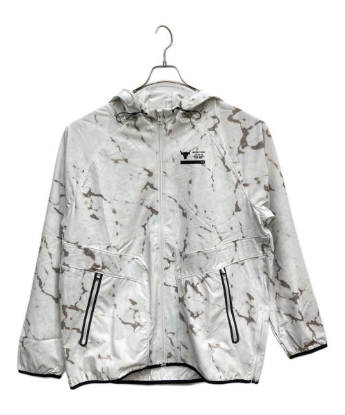 UNDER ARMOUR（アンダーアーマー）UNDER ARMOUR (アンダーアーマー) アンストッパブル ジャケット ホワイト サイズ:XXLの古着・服飾アイテム