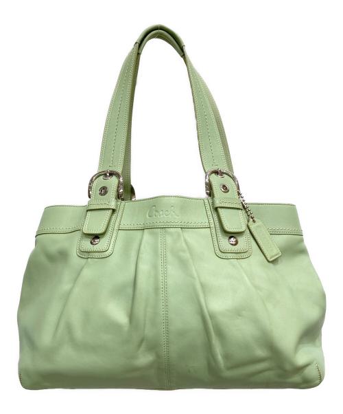 COACH（コーチ）COACH (コーチ) トートバッグ グリーンの古着・服飾アイテム