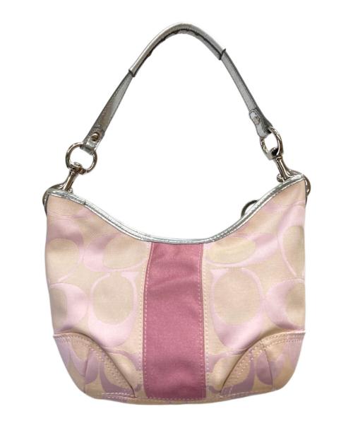 COACH（コーチ）COACH (コーチ) ワンショルダーバッグ ピンクの古着・服飾アイテム