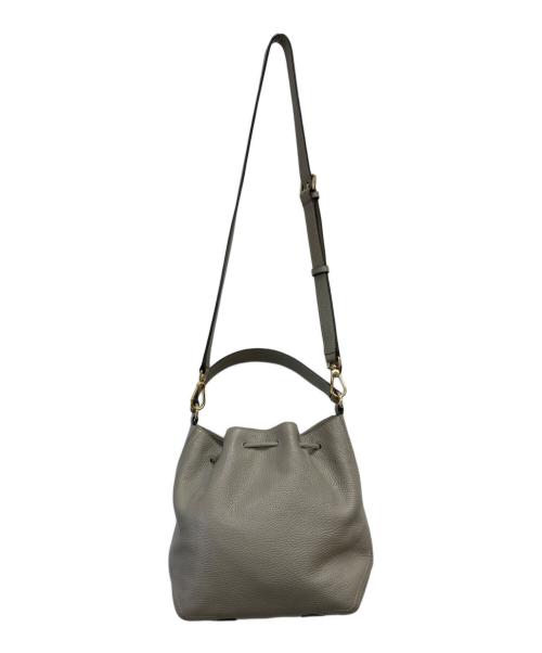 FURLA（フルラ）FURLA (フルラ) アテナ巾着ショルダーバッグ グレーの古着・服飾アイテム