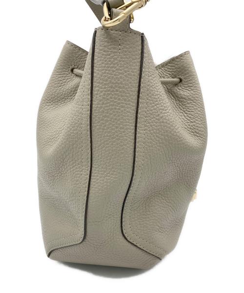 FURLA（フルラ）FURLA (フルラ) アテナ巾着ショルダーバッグ グレーの古着・服飾アイテム