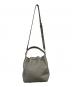 FURLA (フルラ) アテナ巾着ショルダーバッグ グレー：10000円