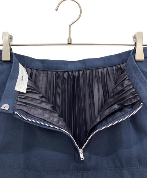 TOGA PULLA（トーガ プルラ）TOGA PULLA (トーガ プルラ) ドッキングプリーツスカート ネイビー サイズ:Sの古着・服飾アイテム