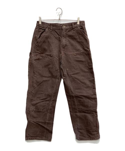 CarHartt（カーハート）CarHartt (カーハート) ダブルニーパンツ ブラウン サイズ:SIZE 83.5cm(W33)の古着・服飾アイテム