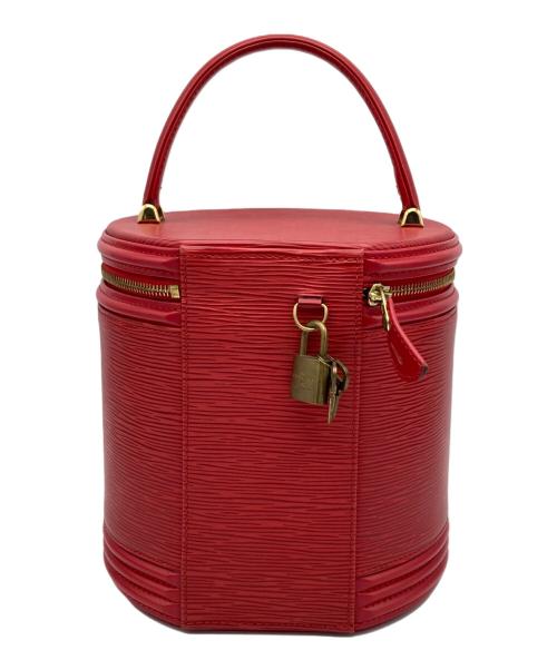 LOUIS VUITTON（ルイ ヴィトン）LOUIS VUITTON (ルイ ヴィトン) バニティバッグ カスティリアン・ レッドの古着・服飾アイテム