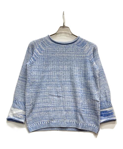 tamakiniime（タマキ ニイメ）tamakiniime (タマキ ニイメ) PO knit グゥドゥ ブルー サイズ:1の古着・服飾アイテム
