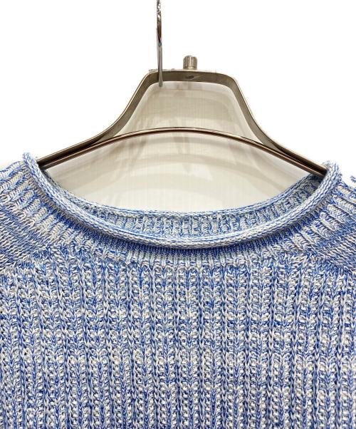 tamakiniime（タマキ ニイメ）tamakiniime (タマキ ニイメ) PO knit グゥドゥ ブルー サイズ:1の古着・服飾アイテム