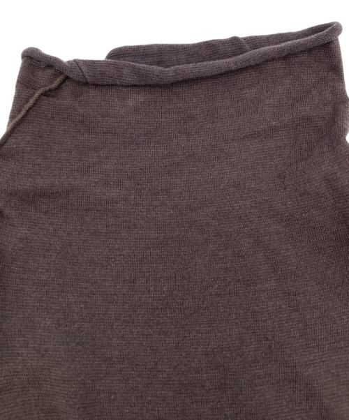 tamakiniime（タマキ ニイメ）tamakiniime (タマキ ニイメ) タートルネックカットソー ブラウン サイズ:表記なしの古着・服飾アイテム