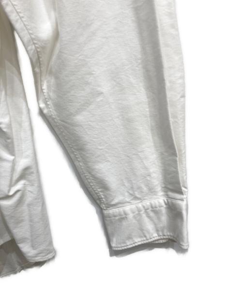 Graphpaper（グラフペーパー）Graphpaper (グラフペーパー) Oxford Oversized Band Collar Shirt ホワイト サイズ:FREE 未使用品の古着・服飾アイテム