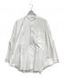 Graphpaper（グラフペーパー）の古着「Oxford Oversized Band Collar Shirt」｜ホワイト