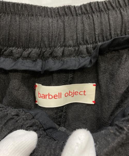 barbell object（バーベルオブジェクト）barbell object (バーベルオブジェクト) b/offパンツ ブラック サイズ:2の古着・服飾アイテム