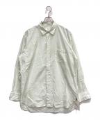 HERILLヘリル）の古着「Twist Voile Shirt」｜グリーン
