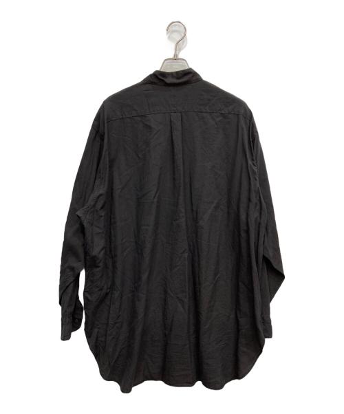 COMOLI（コモリ）COMOLI (コモリ) シルク製品染 シャツ ブラック サイズ:3 未使用品の古着・服飾アイテム