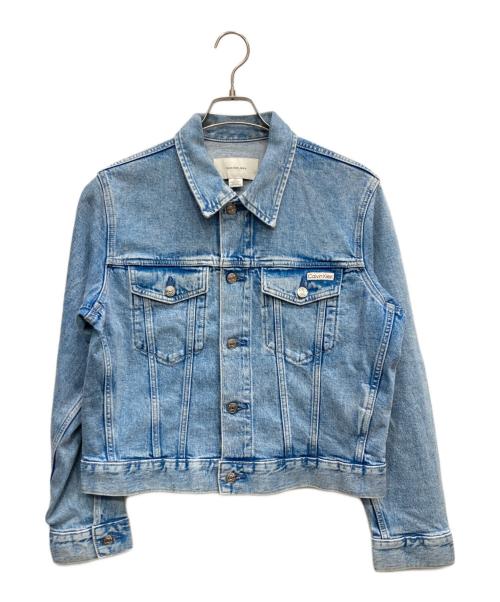 Calvin Klein Jeans（カルバンクラインジーンズ）Calvin Klein Jeans (カルバンクラインジーンズ) デニムジャケット インディゴ サイズ:Ⅼの古着・服飾アイテム
