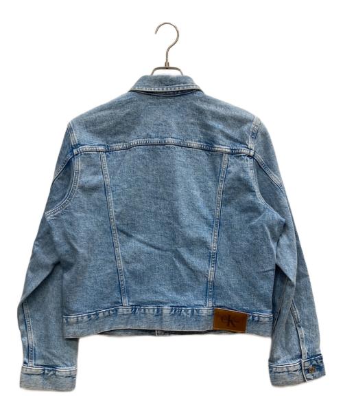 Calvin Klein Jeans（カルバンクラインジーンズ）Calvin Klein Jeans (カルバンクラインジーンズ) デニムジャケット インディゴ サイズ:Ⅼの古着・服飾アイテム