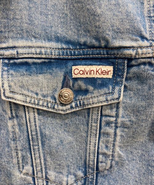 Calvin Klein Jeans（カルバンクラインジーンズ）Calvin Klein Jeans (カルバンクラインジーンズ) デニムジャケット インディゴ サイズ:Ⅼの古着・服飾アイテム