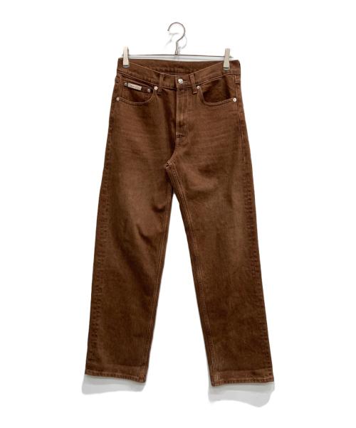 Calvin Klein（カルバンクライン）Calvin Klein (カルバンクライン) デニムパンツ ブラウン サイズ:W29の古着・服飾アイテム