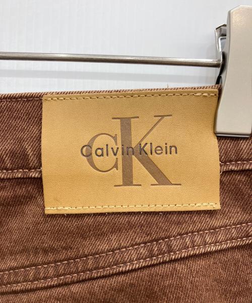 Calvin Klein（カルバンクライン）Calvin Klein (カルバンクライン) デニムパンツ ブラウン サイズ:W29の古着・服飾アイテム
