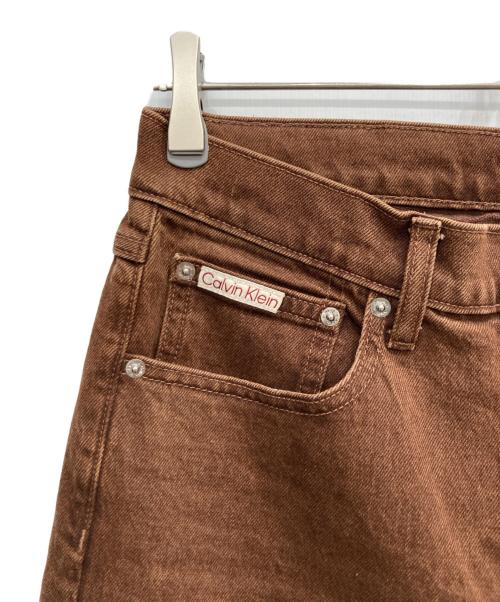 Calvin Klein（カルバンクライン）Calvin Klein (カルバンクライン) デニムパンツ ブラウン サイズ:W29の古着・服飾アイテム