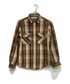 stussyステューシー）の古着「シャツジャケット」｜ブラウン