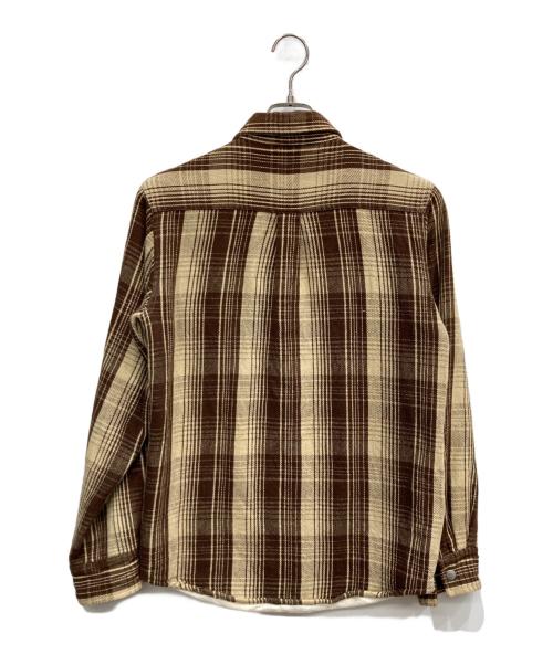 stussy（ステューシー）stussy (ステューシー) シャツジャケット ブラウン サイズ:Sの古着・服飾アイテム