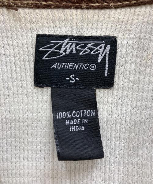 stussy（ステューシー）stussy (ステューシー) シャツジャケット ブラウン サイズ:Sの古着・服飾アイテム