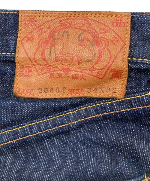 EVISU（エヴィス）EVISU (エヴィス) 2001 カモメ ボタンフライ デニムパンツ インディゴ サイズ:SIZE34の古着・服飾アイテム