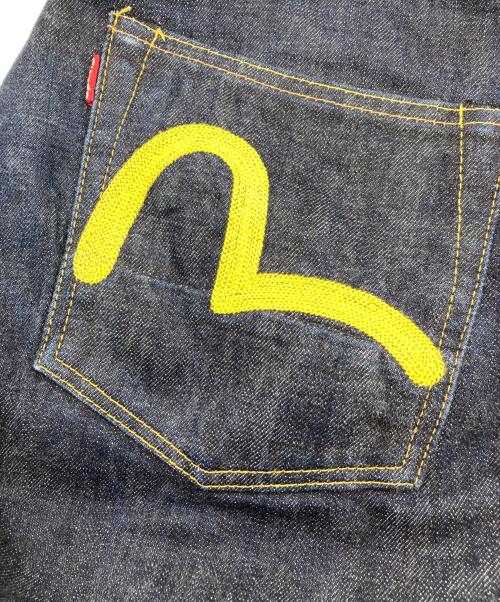 EVISU（エヴィス）EVISU (エヴィス) 2001 カモメ ボタンフライ デニムパンツ インディゴ サイズ:SIZE34の古着・服飾アイテム