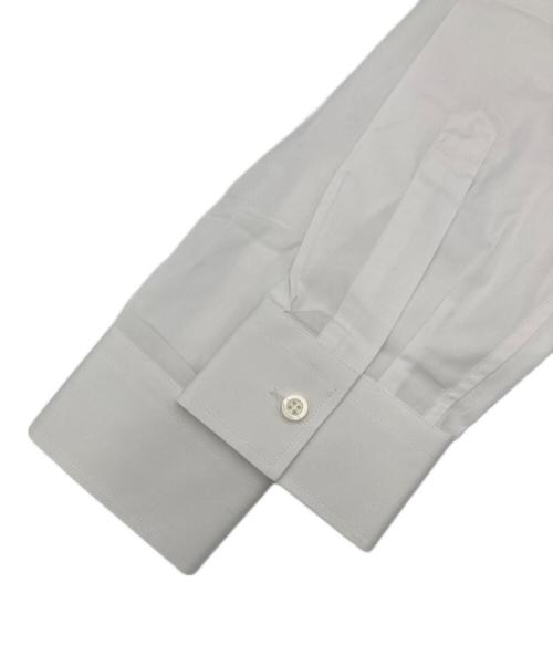 PRADA（プラダ）PRADA (プラダ) コットンポプリンシャツ ホワイト サイズ:SIZE39の古着・服飾アイテム