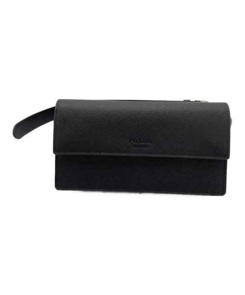 PRADA（プラダ）PRADA (プラダ) SAFFIANO POCKET ブラックの古着・服飾アイテム