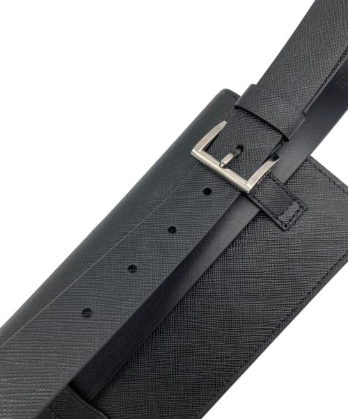 PRADA（プラダ）PRADA (プラダ) SAFFIANO POCKET ブラックの古着・服飾アイテム