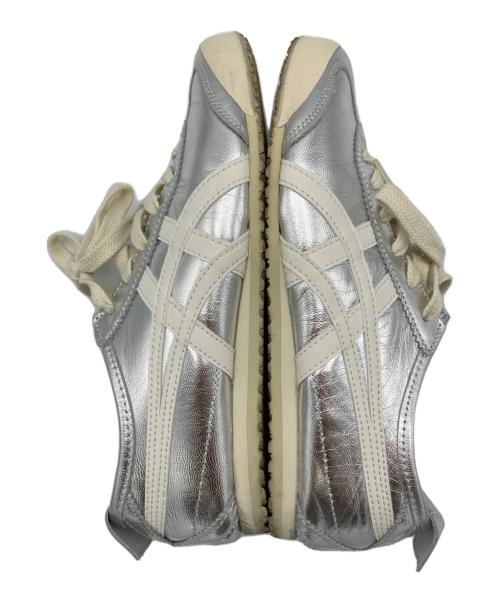 Onitsuka Tiger（オニツカタイガー）Onitsuka Tiger (オニツカタイガー) ローカットスニーカー シルバー サイズ:23.5CMの古着・服飾アイテム