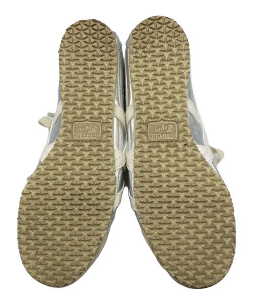 Onitsuka Tiger（オニツカタイガー）Onitsuka Tiger (オニツカタイガー) ローカットスニーカー シルバー サイズ:23.5CMの古着・服飾アイテム