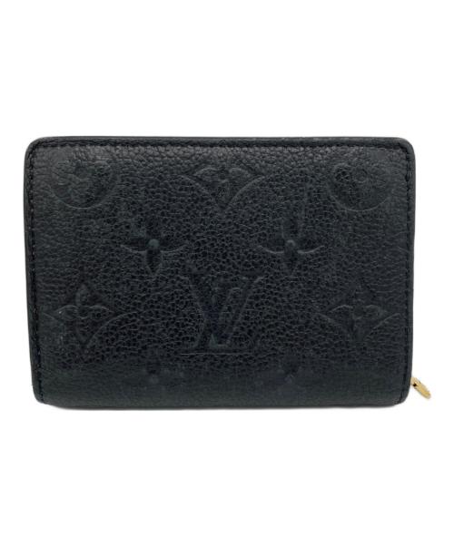 LOUIS VUITTON（ルイ ヴィトン）LOUIS VUITTON (ルイ ヴィトン) ポルト・フォイユ・クレア・アンプラント ブラックの古着・服飾アイテム