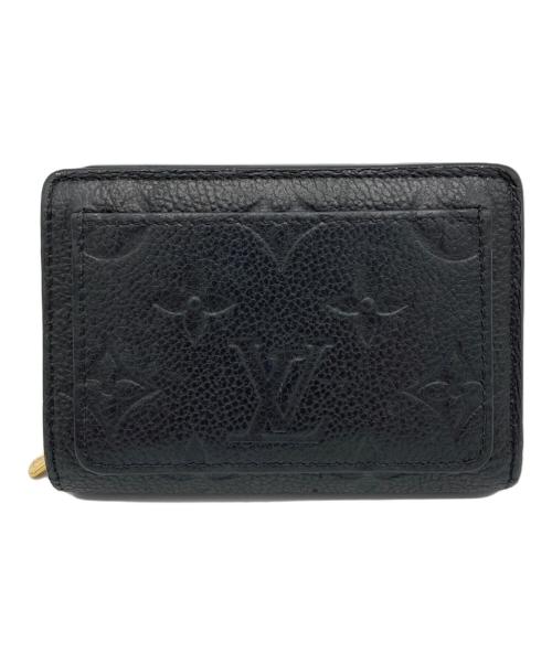 LOUIS VUITTON（ルイ ヴィトン）LOUIS VUITTON (ルイ ヴィトン) ポルト・フォイユ・クレア・アンプラント ブラックの古着・服飾アイテム