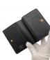 中古・古着 LOUIS VUITTON (ルイ ヴィトン) ポルト・フォイユ・クレア・アンプラント ブラック：40000円