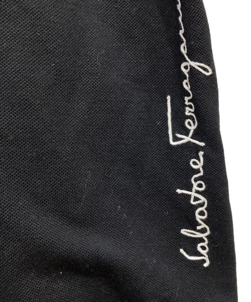 Salvatore Ferragamo（サルヴァトーレ フェラガモ）Salvatore Ferragamo (サルヴァトーレ フェラガモ) ポロシャツ ブラック サイズ:Sの古着・服飾アイテム