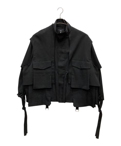 HARE（ハレ）HARE (ハレ) スタンドカラージャケット ブラック サイズ:FREEの古着・服飾アイテム