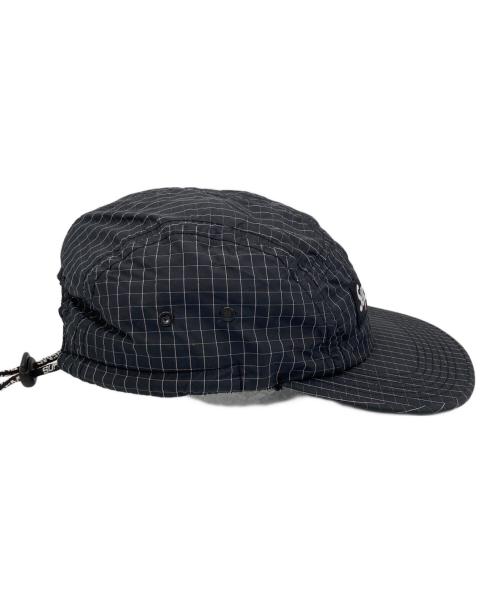 SUPREME（シュプリーム）Supreme (シュプリーム) Contrast Ripstop Camp Cap ブラックの古着・服飾アイテム