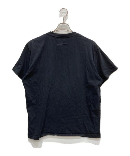 MM6 Maison Margiela（エムエムシックスメゾンマルジェラ）MM6 Maison Margiela (エムエムシックスメゾンマルジェラ) ナンバーロゴTシャツ ブラック サイズ:Sの古着・服飾アイテム