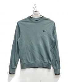FRED PERRY（フレッドペリー）の古着「Crew Neck Sweatshirt」｜グリーン