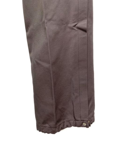 Omar Afridi（オマールアフリディ）Omar Afridi (オマールアフリディ) SIDE ZIPPED TROUSERS ブラウン サイズ:SIZE44の古着・服飾アイテム