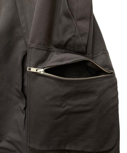 Omar Afridi（オマールアフリディ）Omar Afridi (オマールアフリディ) SIDE ZIPPED TROUSERS ブラウン サイズ:SIZE44の古着・服飾アイテム