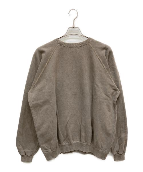 Omar Afridi（オマールアフリディ）Omar Afridi (オマールアフリディ) SHABBY SWEATSHIRT ブラウン サイズ:SIZE44の古着・服飾アイテム
