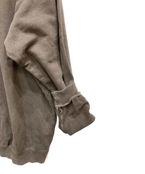 Omar Afridi（オマールアフリディ）Omar Afridi (オマールアフリディ) SHABBY SWEATSHIRT ブラウン サイズ:SIZE44の古着・服飾アイテム